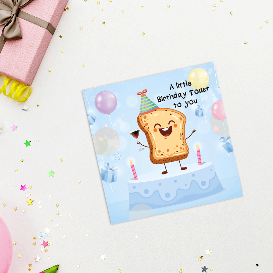 Toast Greeting Card