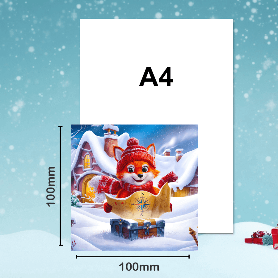 Mini Merry Christmas Cards – Cute Animal Designs