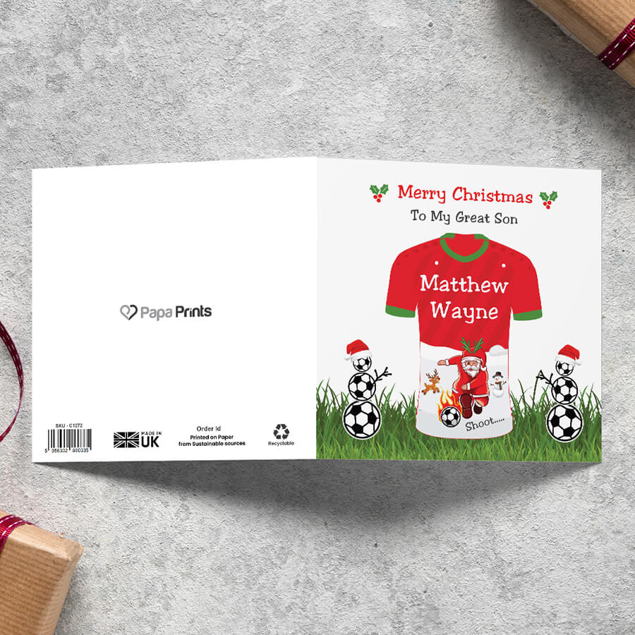 Xmas Cards Son
