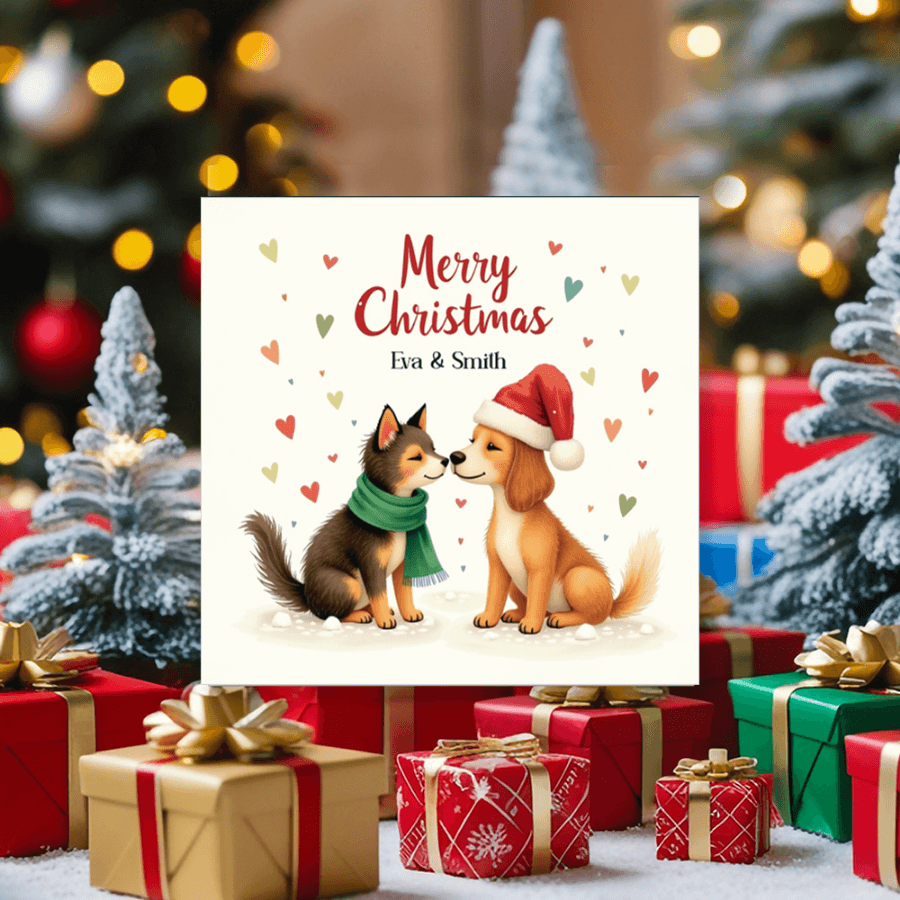Pack of 1 Christmas card