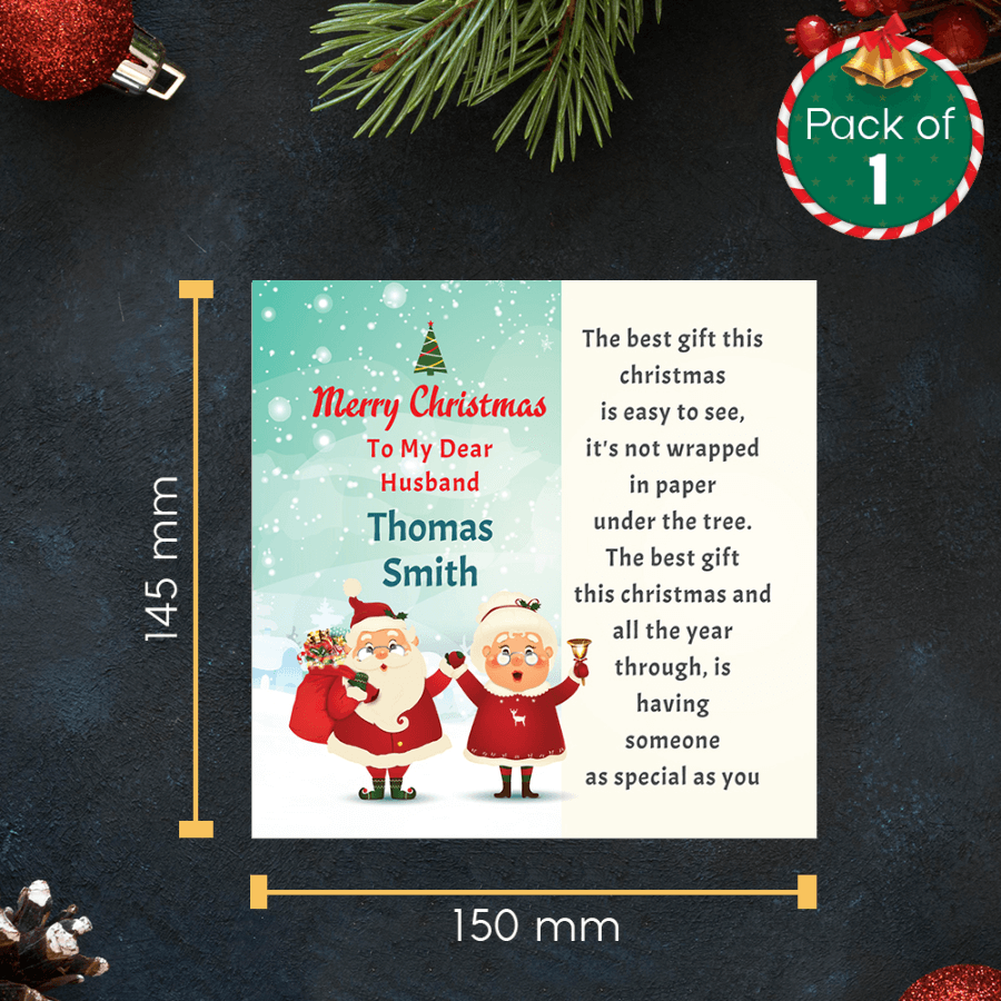 customise christmas cards