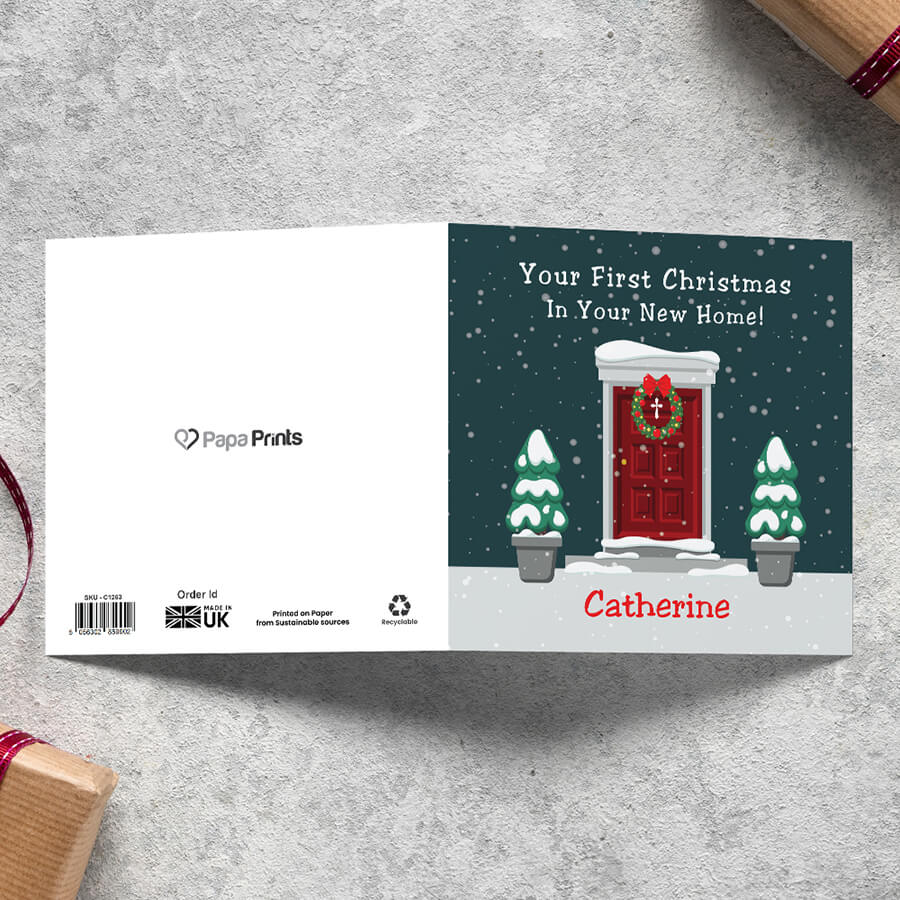 first xmas card