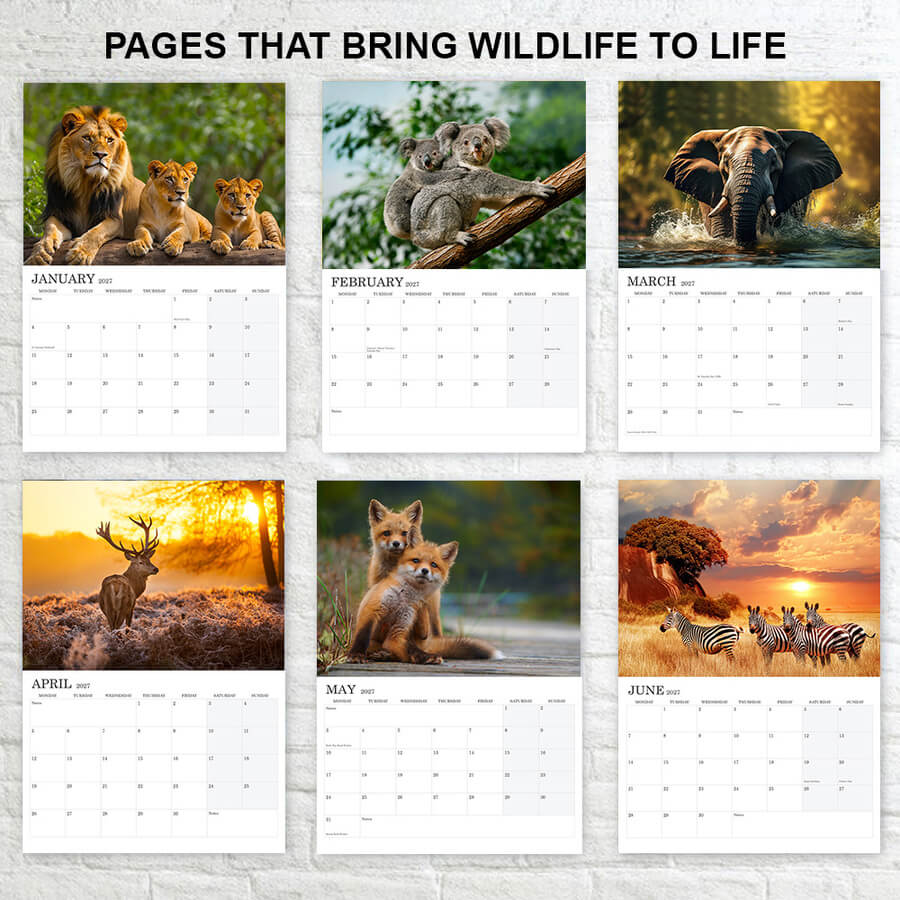 12-Month Calendar 2027