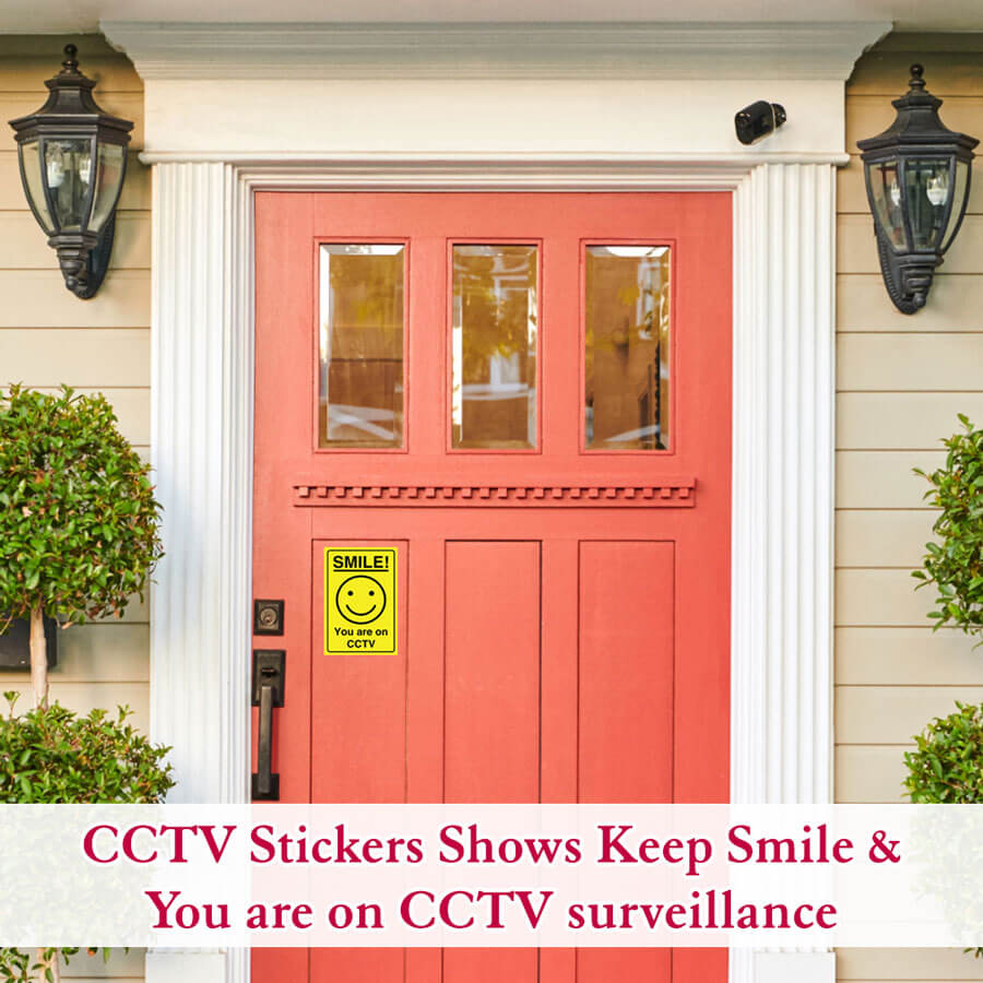 Smile You Are On CCTV Camera Sticker