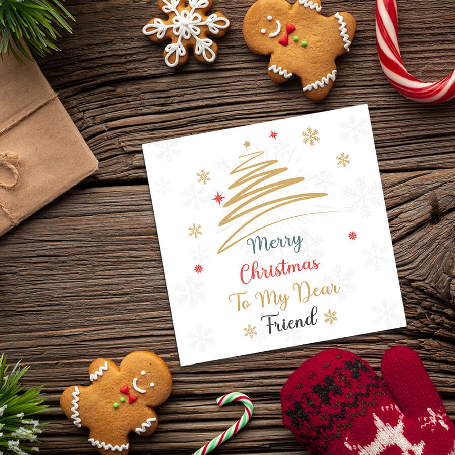 christmas friendship cards