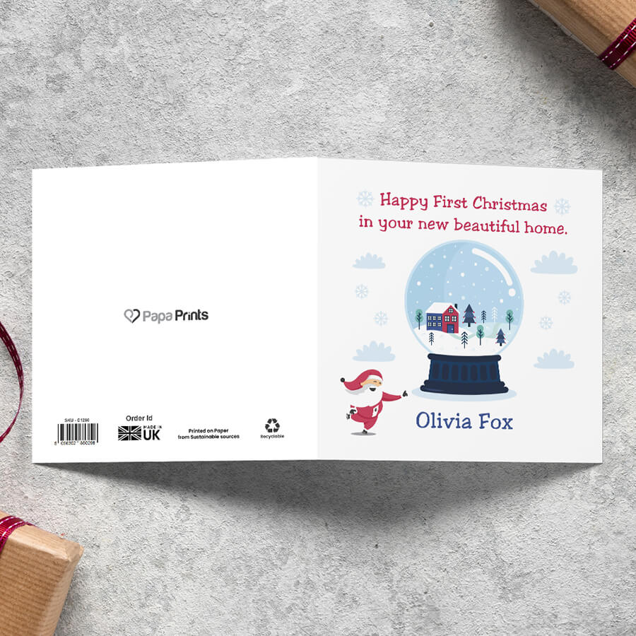 welcome to your new home card