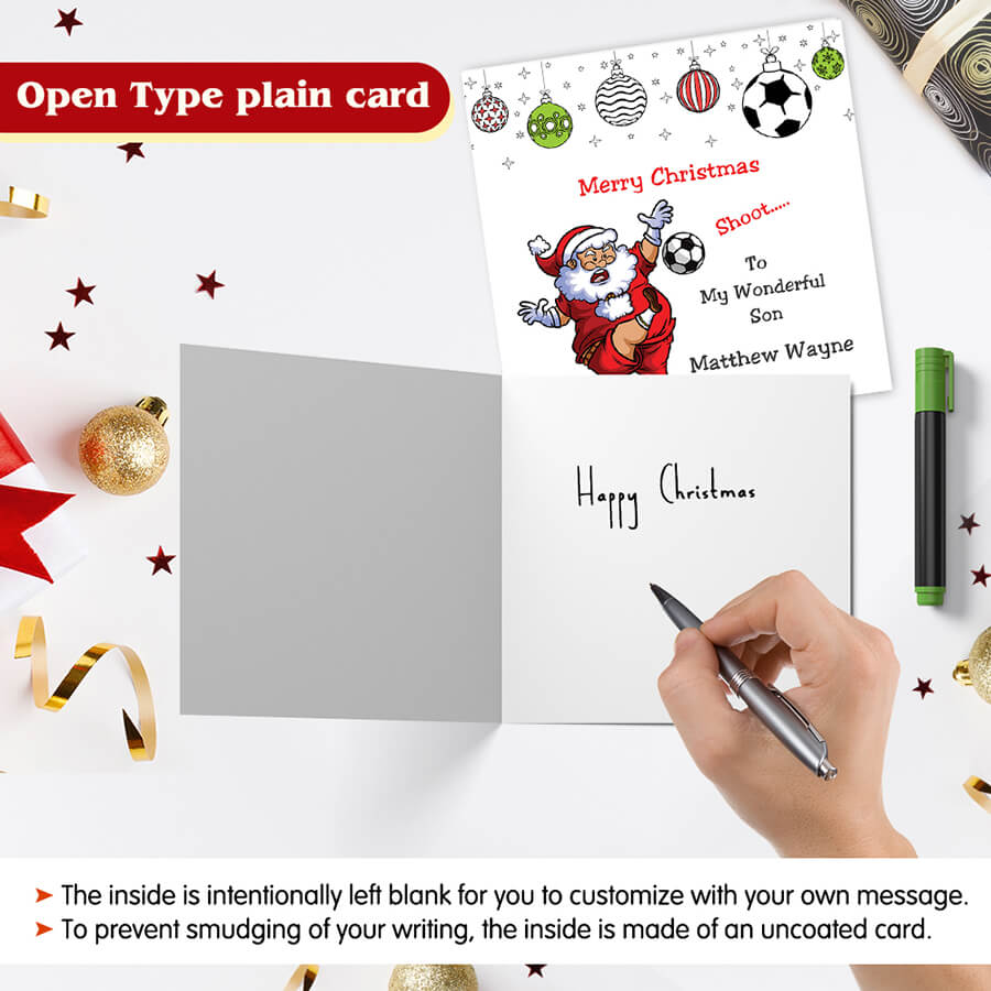 Unique Christmas card for grandson