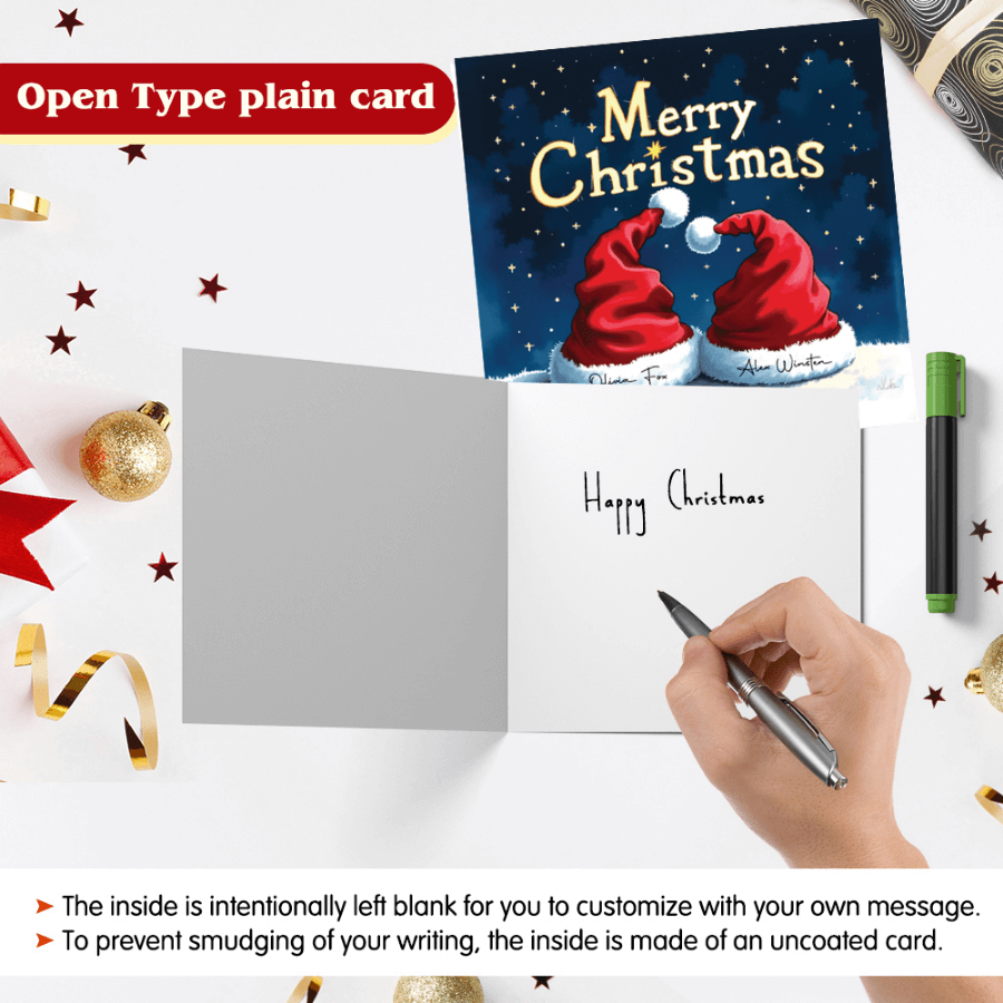 Personalised Christmas card for husband