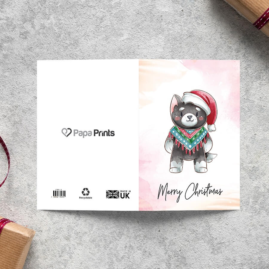 animal Christmas card