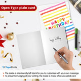 Assorted happy birthday cards multipack with diverse designs