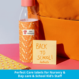 Multi size stick on clothing labels for kids school uniforms