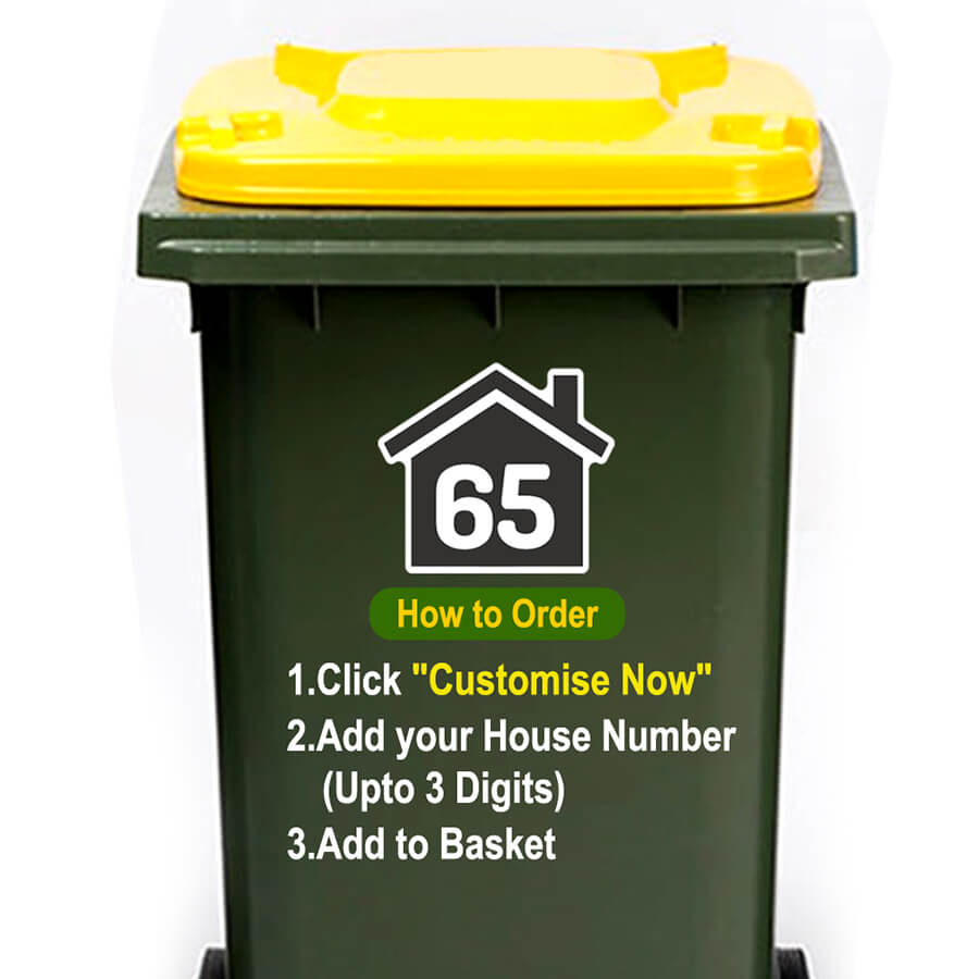 Customized Home Design Bin Numbers