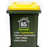 Customized Home Design Bin Numbers