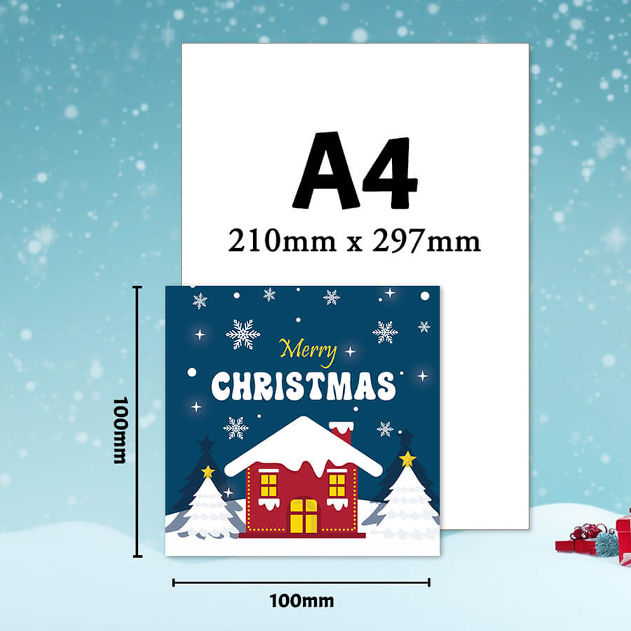 Xmas card packs for kids' holiday activities