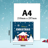 Xmas card packs for kids' holiday activities