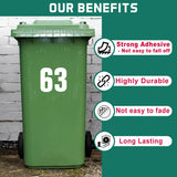 Personalised Wheelie Bin Stickers
