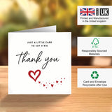 Elegant Thank You Card for Friends and Family
