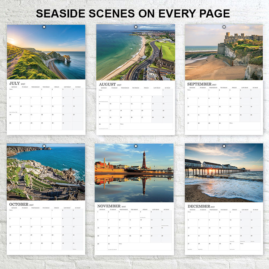 SEASIDE SCENES ON EVERY PAGE