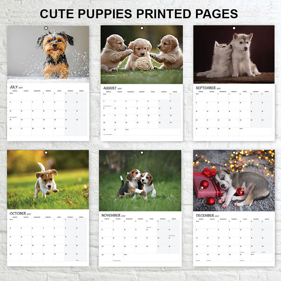 CUTE PUPPIES PRINTED PAGES