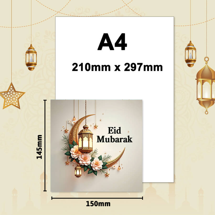 stylish Eid greeting card