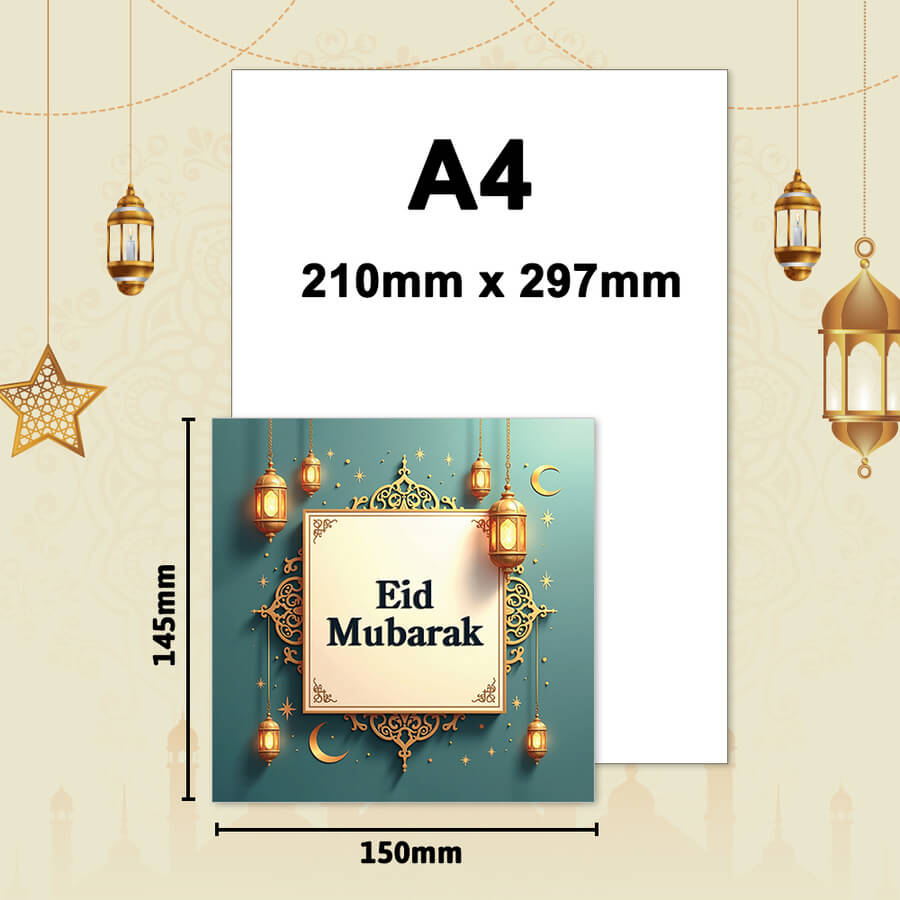 premium Eid celebration card