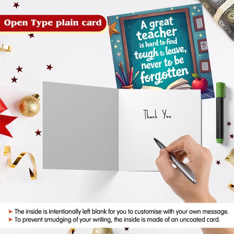 Thank You Card - For - Teacher
