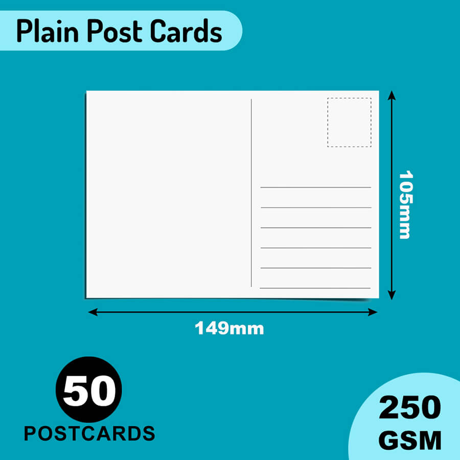 plain postcards
