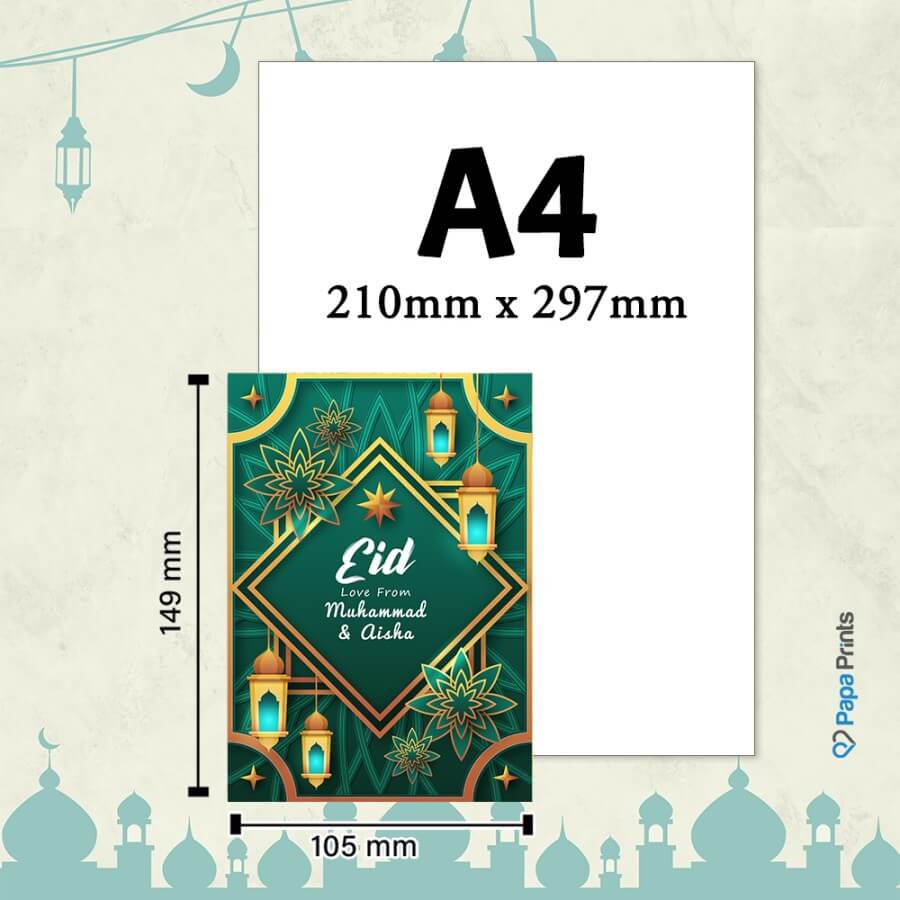 Eid Mubarak greeting cards