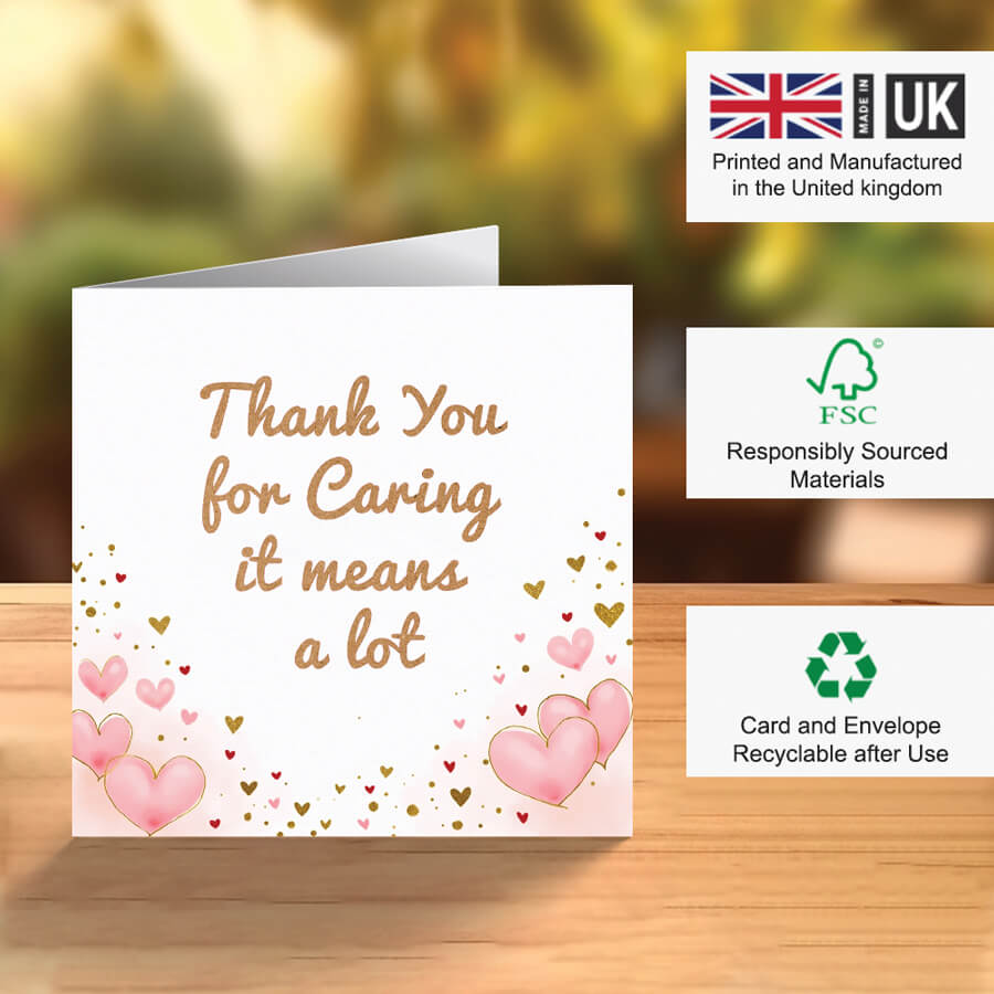 premium thank you card