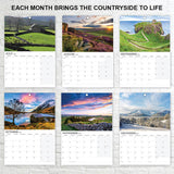 2027 A3 Calendar Featuring Beautiful British Countryside Views