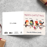 Custom Merry Christmas Card for Families