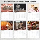 Kittens 2027 Wall Calendar A3 12 Months