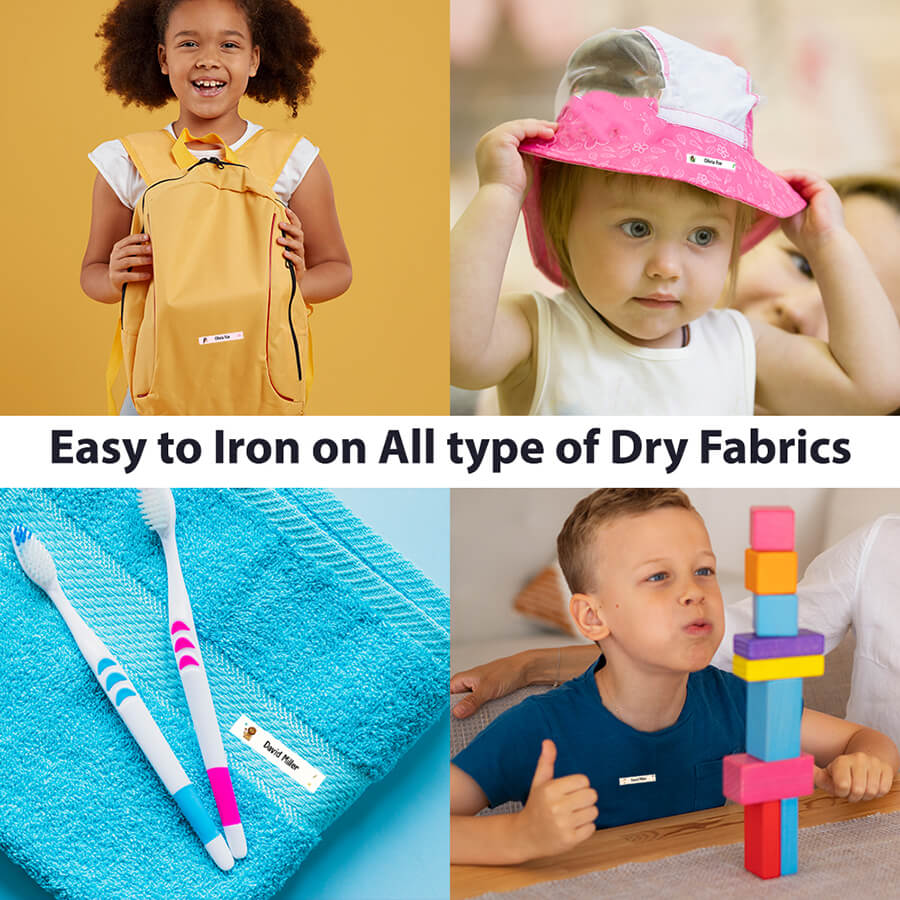 Uniform Name Labels Iron On