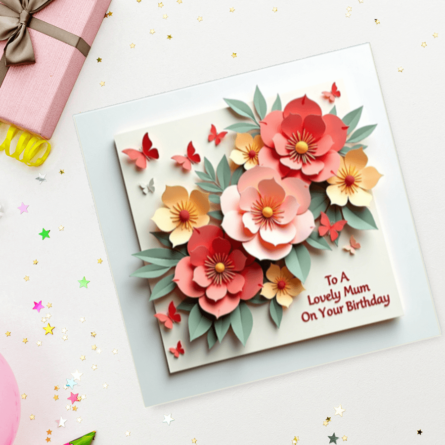 mom birthday card easy to write