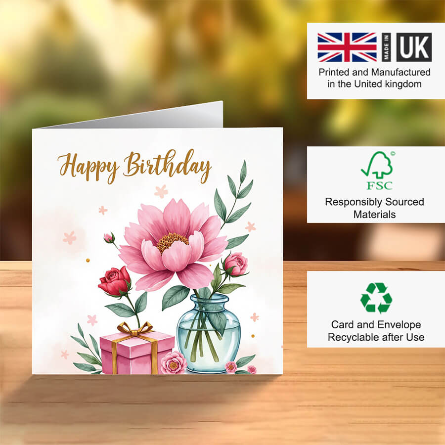 Happy Birthday Card for Women