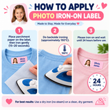 HOW TO APPLY PHOTO IRON-ON LABEL