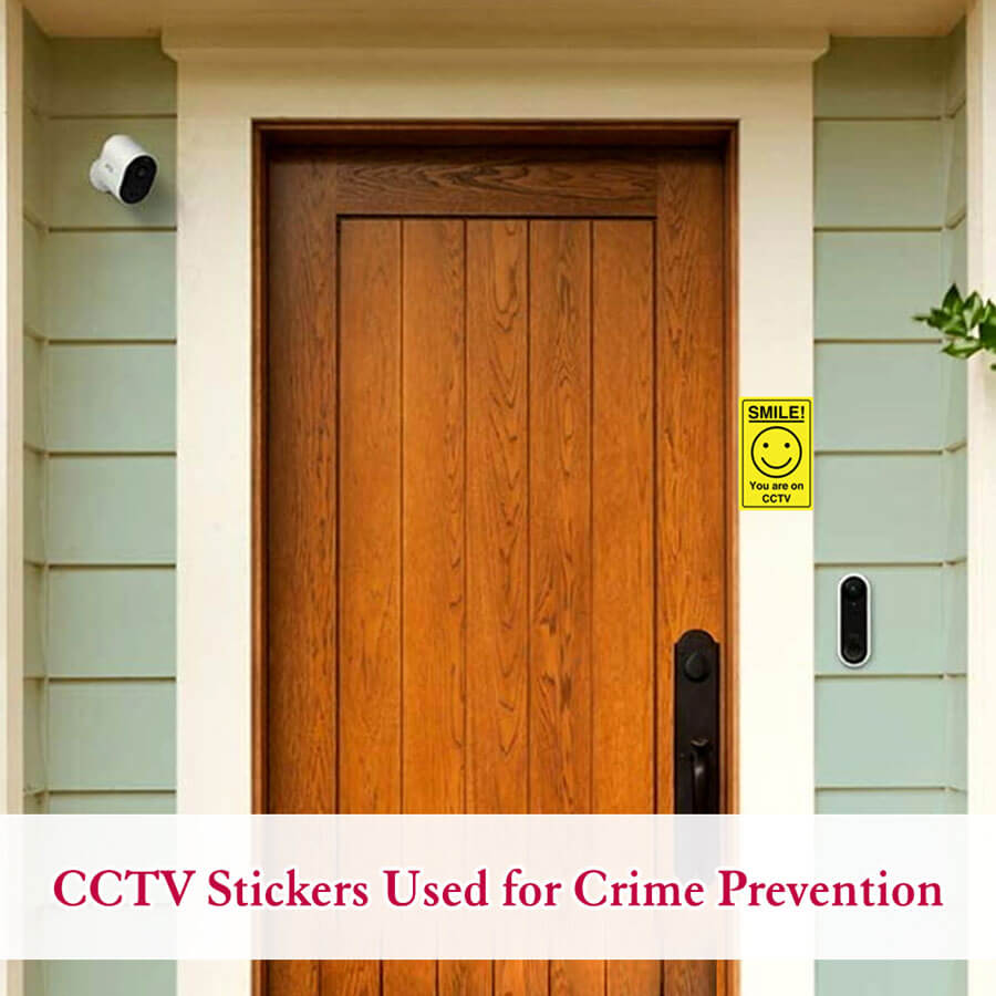 Smile You Are On CCTV Camera Sticker