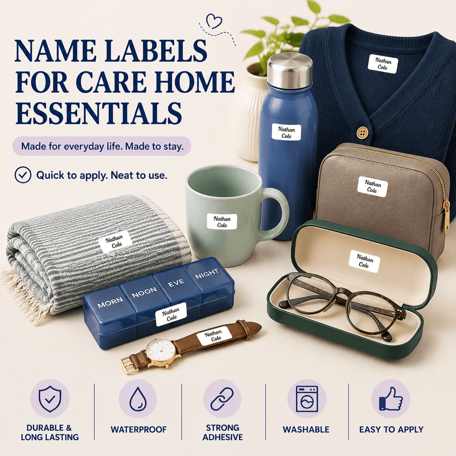 Stick On Clothing Label - Personalised Everyday Pack