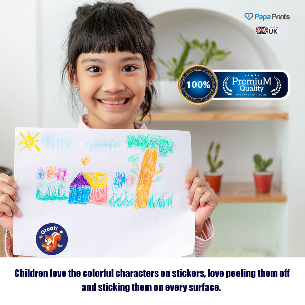 Cartoon Animal Stickers to Celebrate Achievements