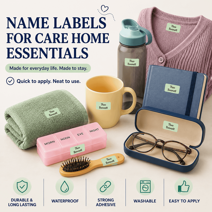 Stick On Clothing Label - Personalised Everyday Pack