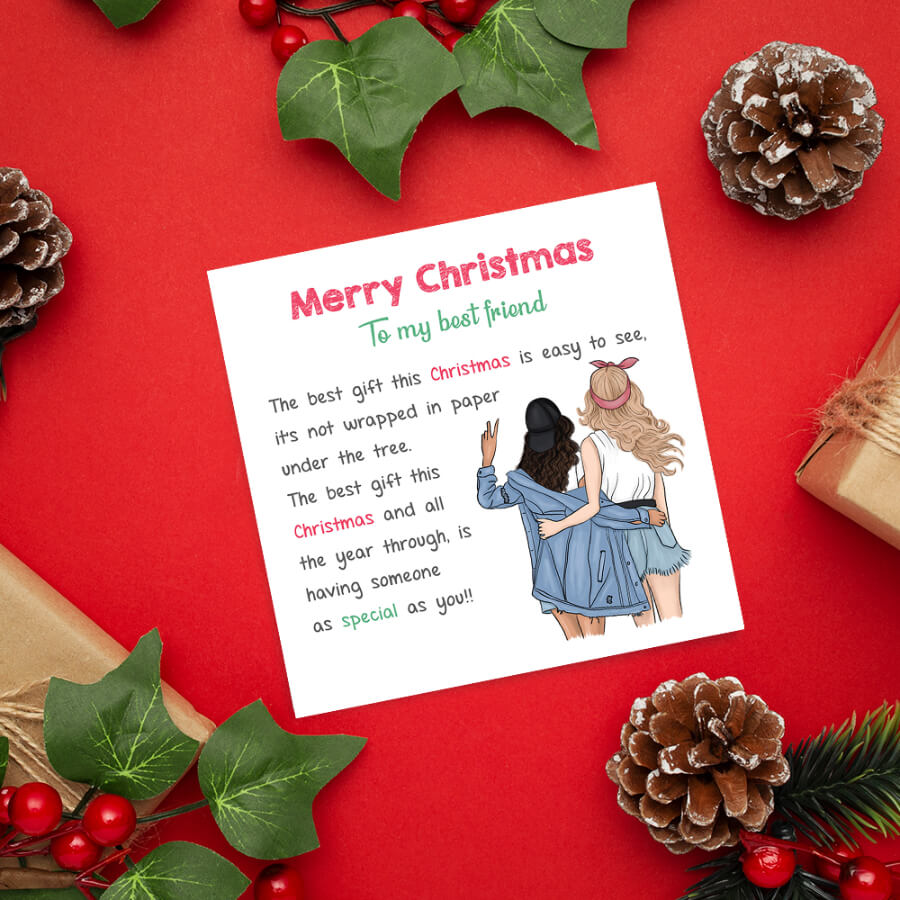 Friend Xmas card