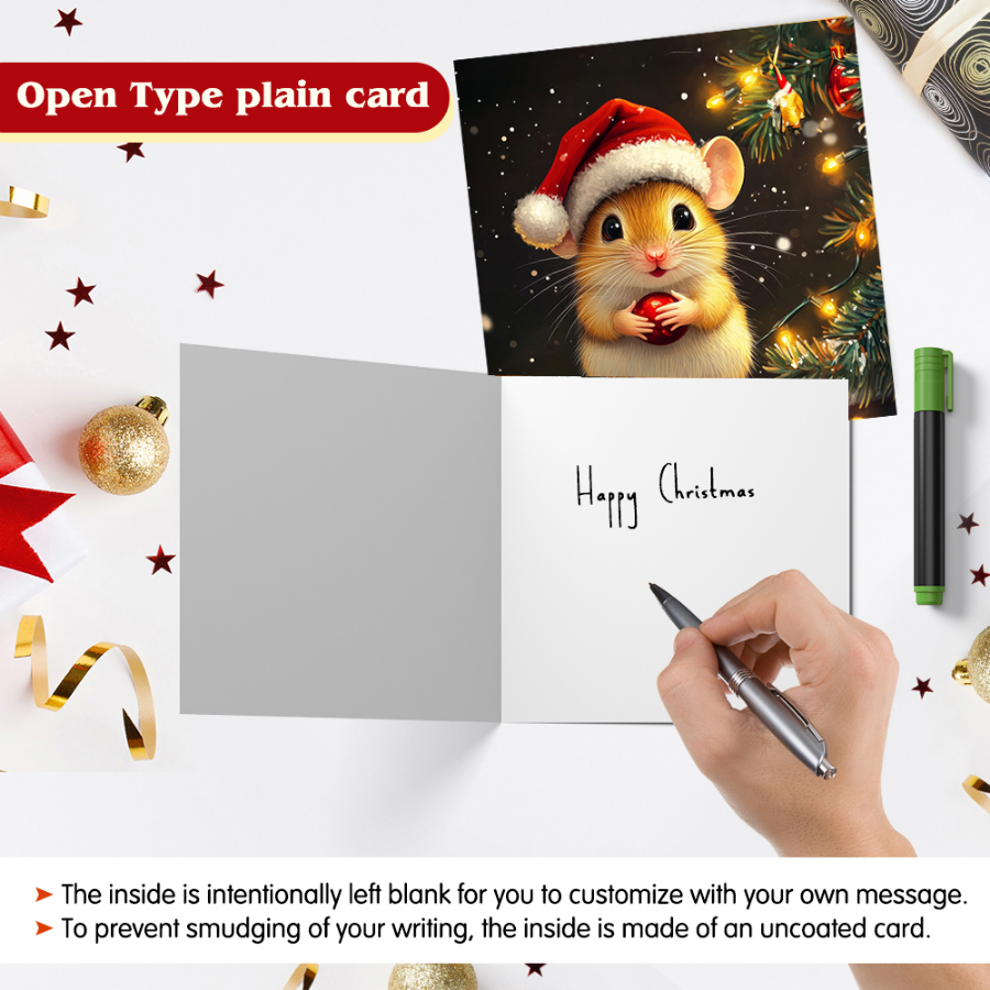 Festive Rat Christmas Cards