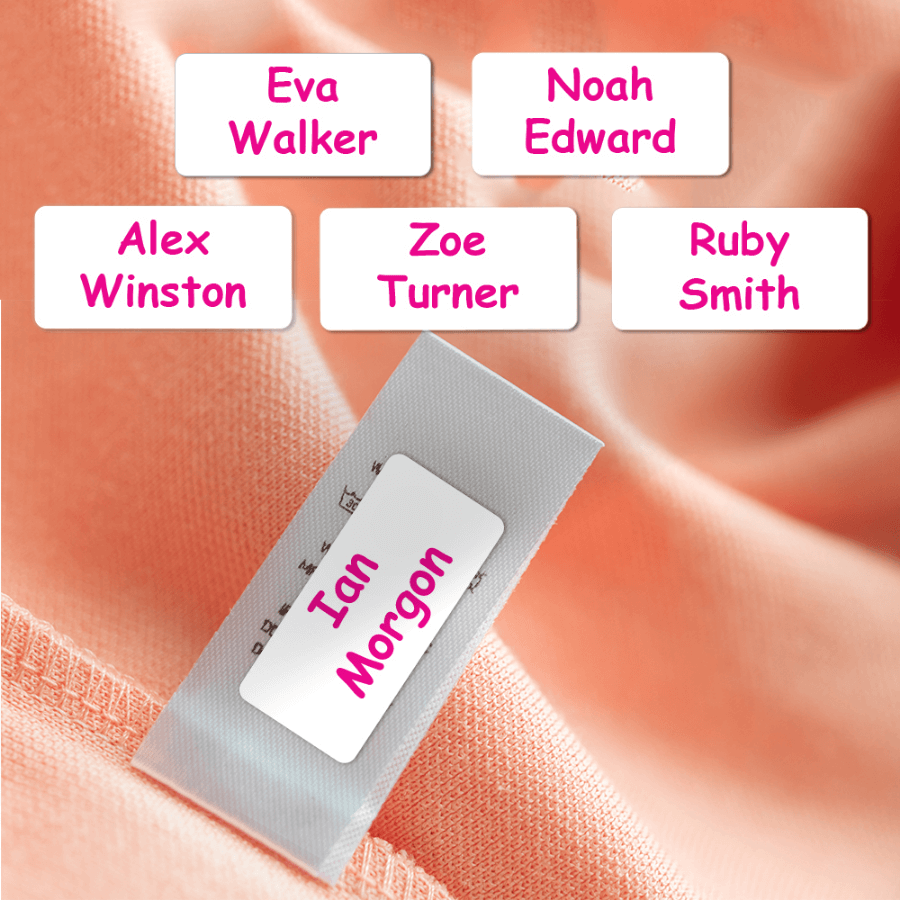 Stick On Clothing Label – Standard - Plain