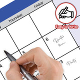 A2 size multicolour 2026 wall planner for office and home organisation