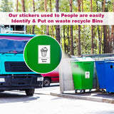 General Waste Recycling Bin Sticker