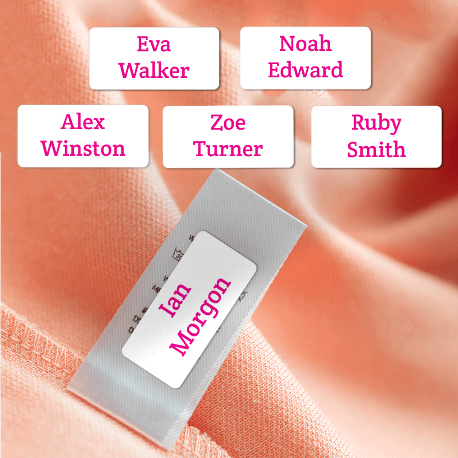 Stick On Clothing Label – Standard - Plain
