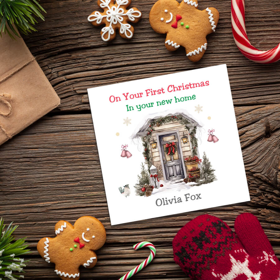 personalised new home card