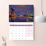 Year 2026 calendar UK with Scotland photos