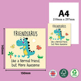 Cute Dinosaur Cards for Family