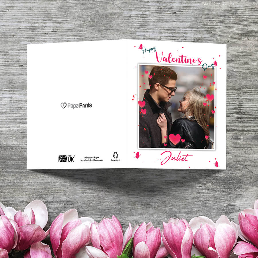 personalised valentines card for him